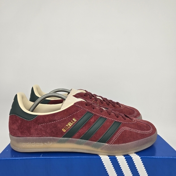 New Adidas Gazelle Indoor \'Shadow Red Green\' JH5403 Men\'s Shoes Size 11 main image 8